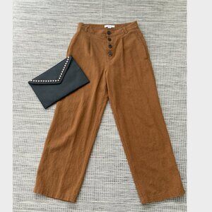 O'Neill Caramel Color Cotton Pant Button Front  Size 24" Waist